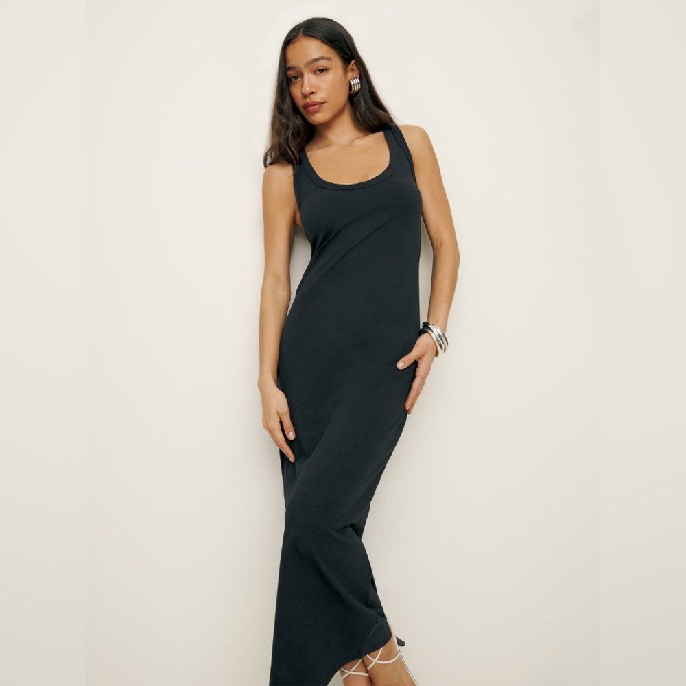 Reformation Bijou Black Tank Dress - Picture 4 of 8